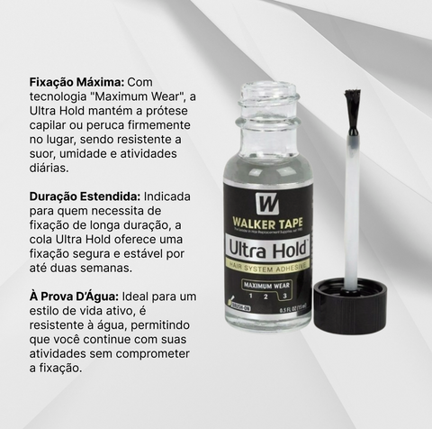 Cola Para Prótese Capilar Ultra Hold 15ml WalkerTape