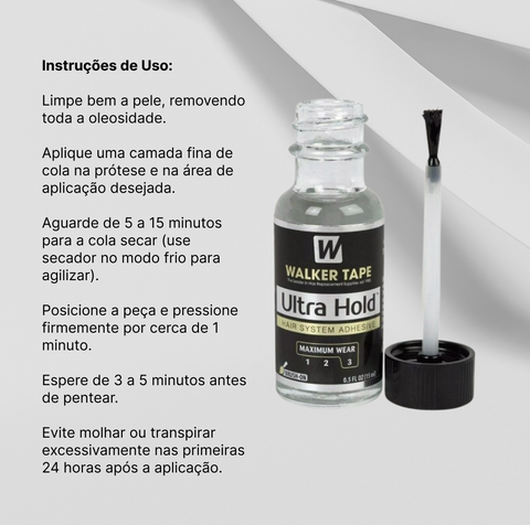 Cola Para Prótese Capilar Ultra Hold 15ml WalkerTape