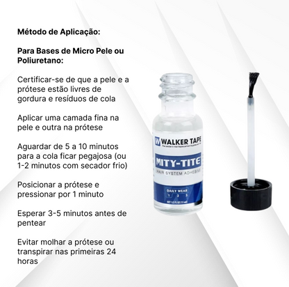 Cola MITY TITE para prótese capilar 15ml Walker Tape