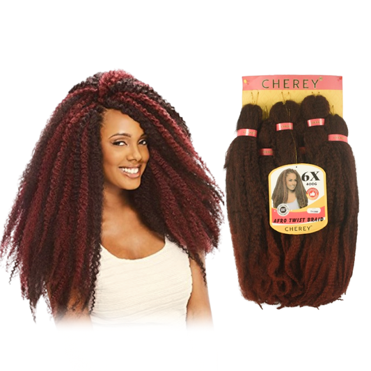 Cabelo Afro Twist 6X Pacotão 400g Cherey Marley