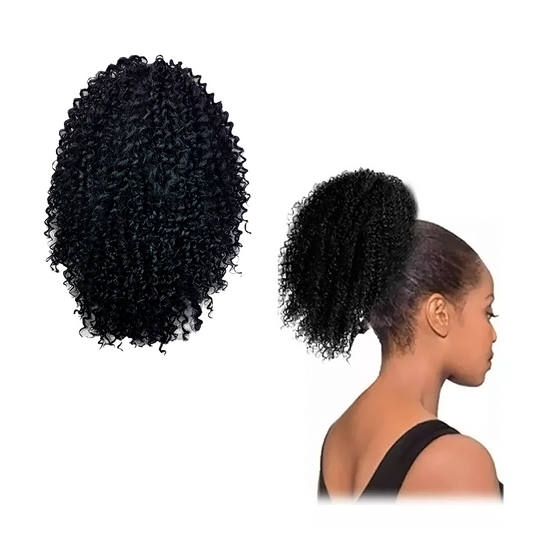 Aplique Coque Afro Puff Fibra Sintética P10