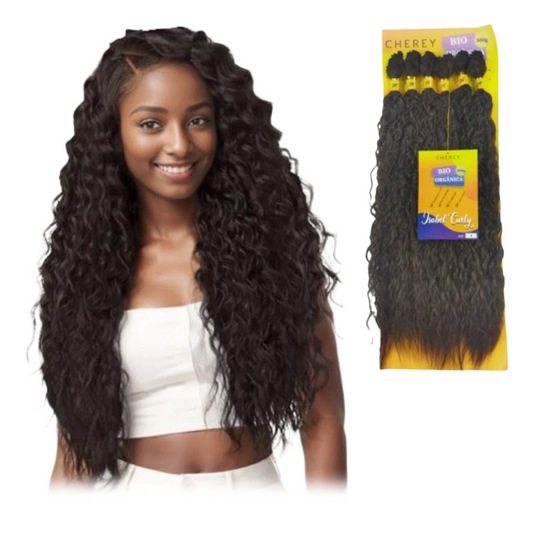 Cabelo Bio Fibra Isabel Curly 6x 300g Para Entrelace