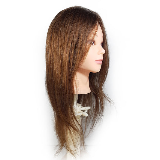 Manequim Natural NT-CH 18"  100% Cabelo Natural