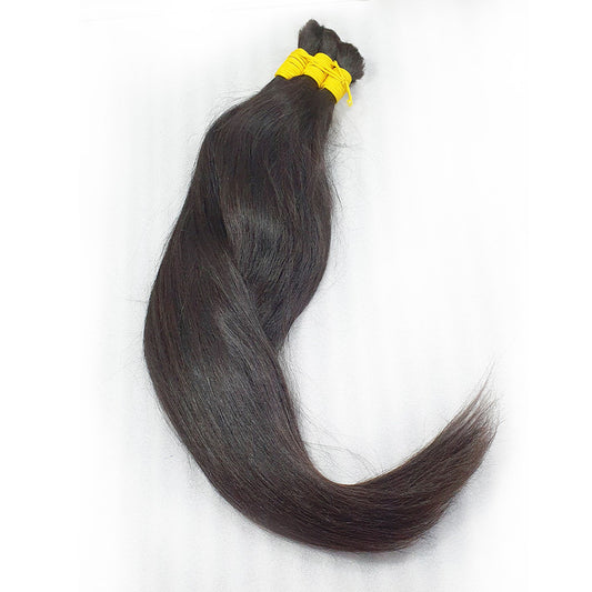 Cabelo Humano BRUTO 100gr 75cm castanho